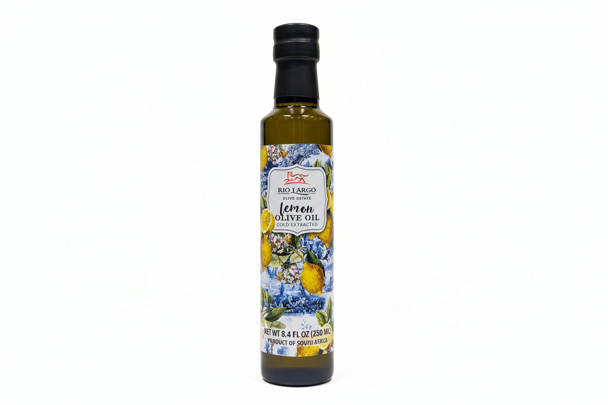 Rio Largo Mediterranean Market Lemon 250 ml Bottle on a white background
